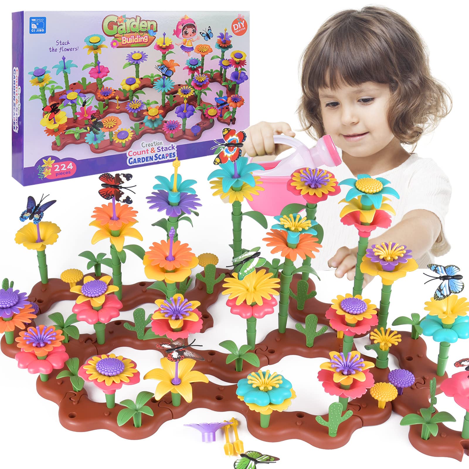 Supply For Florist - STEM Eğitici Çiçek Bahçesi Yapı Oyuncak