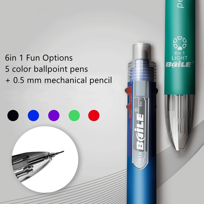6 in 1 renkli kalem tükenmez k - Staedtler Pencil Lumocolor incelemesi ve fiyatı